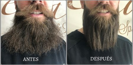 Tratamiento alisador de barbas (¡sin plancha!)